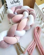 DUSTY ROSE - BABY PINK - WHITE  3  / 20 cm 